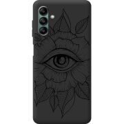 Черный чехол BoxFace Samsung Galaxy A04s (A047) Eye