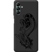 Черный чехол BoxFace Samsung Galaxy A04s (A047) Snake