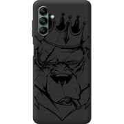Черный чехол BoxFace Samsung Galaxy A04s (A047) Bear King