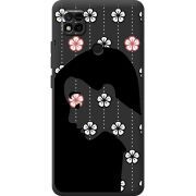 Черный чехол BoxFace Xiaomi Redmi 10a Flower Hair