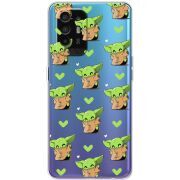 Прозрачный чехол BoxFace OPPO A94 5G Pattern Baby Yoda