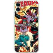 Чехол Uprint Apple iPhone 11 Deadpool and Mary Jane
