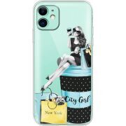 Прозрачный чехол Uprint Apple iPhone 11 City Girl