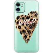 Прозрачный чехол Uprint Apple iPhone 11 Wild Love