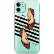 Прозрачный чехол Uprint Apple iPhone 11 Love Beauty