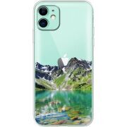 Прозрачный чехол Uprint Apple iPhone 11 Green Mountain