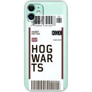 Прозрачный чехол Uprint Apple iPhone 11 Ticket Hogwarts