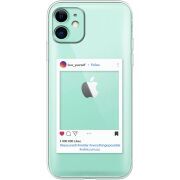 Прозрачный чехол Uprint Apple iPhone 11 Insta