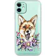 Прозрачный чехол Uprint Apple iPhone 11 Winking Fox