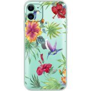 Прозрачный чехол Uprint Apple iPhone 11 Tropical