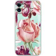 Прозрачный чехол Uprint Apple iPhone 11 Rose