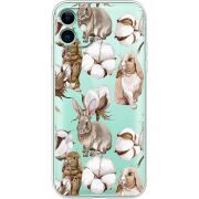 Прозрачный чехол Uprint Apple iPhone 11 Cotton and Rabbits