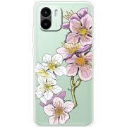 Прозрачный чехол BoxFace Xiaomi Redmi A1 Cherry Blossom