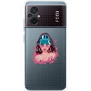 Прозрачный чехол BoxFace Xiaomi Poco M5 Selena Gomez