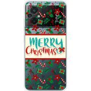Прозрачный чехол BoxFace Xiaomi Poco M5 Vintage Christmas Pattern