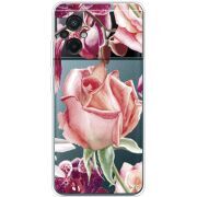 Прозрачный чехол BoxFace Xiaomi Poco M5 Rose