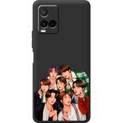 Черный чехол BoxFace Vivo Y21 BTS