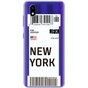 Прозрачный чехол BoxFace ZTE Blade A3 2020 Ticket New York