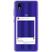 Прозрачный чехол BoxFace ZTE Blade A3 2020 Insta