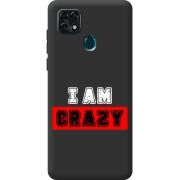 Черный чехол BoxFace ZTE Blade 20 Smart I'm Crazy