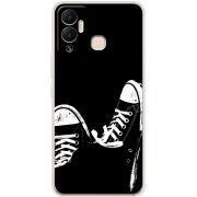 Чехол BoxFace Infinix Hot 12 Play Black Sneakers