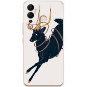 Чехол BoxFace Infinix Hot 12 Play Black Deer