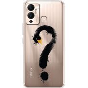 Прозрачный чехол BoxFace Infinix Hot 12 Play Swan question