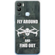 Чехол BoxFace Infinix Hot 12i Дрон Fly Around