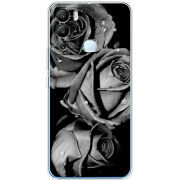Чехол BoxFace Infinix Hot 12i Black and White Roses