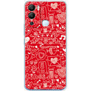 Чехол BoxFace Infinix Hot 12i Happy Valentines