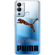 Прозрачный чехол BoxFace Infinix Hot 12i Wild Cat