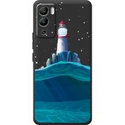 Черный чехол BoxFace Infinix Hot 12i Lighthouse