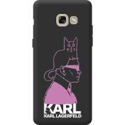 Черный чехол BoxFace Samsung A520 Galaxy A5 2017 Pink Karl