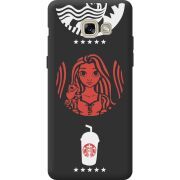 Черный чехол BoxFace Samsung A520 Galaxy A5 2017 RedWhite Coffee