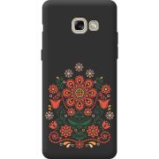 Черный чехол BoxFace Samsung A520 Galaxy A5 2017 Ukrainian Ornament