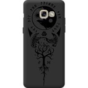 Черный чехол BoxFace Samsung A520 Galaxy A5 2017 Hugin and Munin