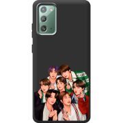 Черный чехол Uprint Samsung N980 Galaxy Note 20 BTS