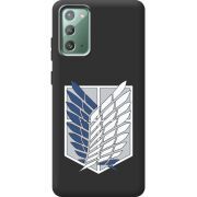 Черный чехол Uprint Samsung N980 Galaxy Note 20 Атака Титанов Крылья Свободы