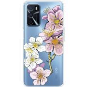 Прозрачный чехол BoxFace OPPO A54s Cherry Blossom