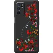 Черный чехол BoxFace OPPO A54s 3D Ukrainian Muse