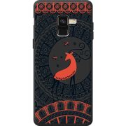 Черный чехол BoxFace Samsung A530 Galaxy A8 2018 Ornament