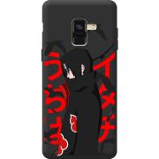 Черный чехол BoxFace Samsung A530 Galaxy A8 2018 Учиха Итачи