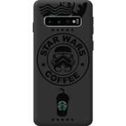 Черный чехол BoxFace Samsung G973 Galaxy S10 Dark Coffee