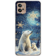Чехол BoxFace Motorola G32 Північні ведмеді