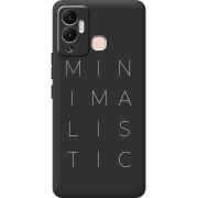 Черный чехол BoxFace Infinix Hot 12 Play Minimalistic