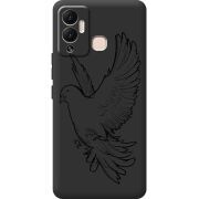 Черный чехол BoxFace Infinix Hot 12 Play Dove
