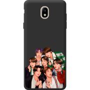 Черный чехол BoxFace Samsung J730 Galaxy J7 2017 BTS