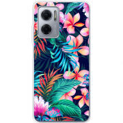 Чехол BoxFace Xiaomi Redmi Note 11E flowers in the tropics