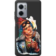 Черный чехол BoxFace Xiaomi Redmi Note 11E Tanker Girl
