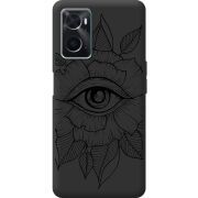 Черный чехол BoxFace OPPO A76 Eye